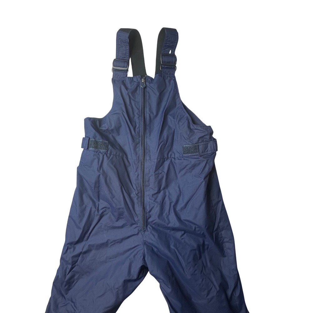 Columbia Snow Bibs Kids L 14/16 SB8394 Navy Blue Insulated Overalls EXCELLENT